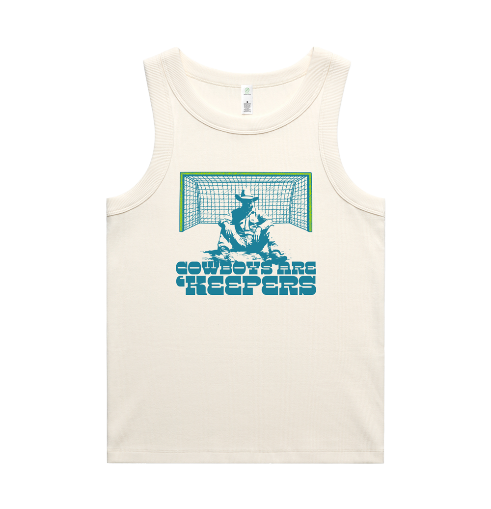 Cowboys are Keepers Ribbed Crop Tank