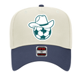 Soccer Ball Patch Hat (White/Teal)