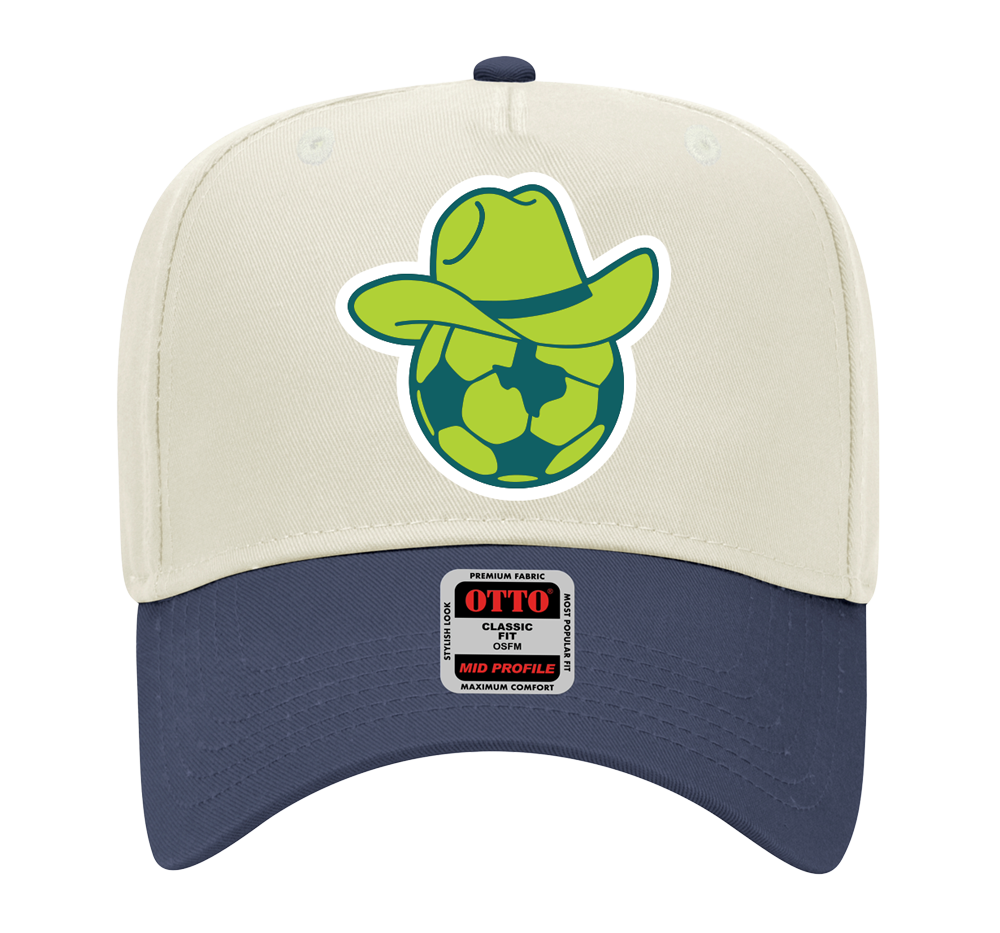 Soccer Ball Patch Hat (Green/Teal)