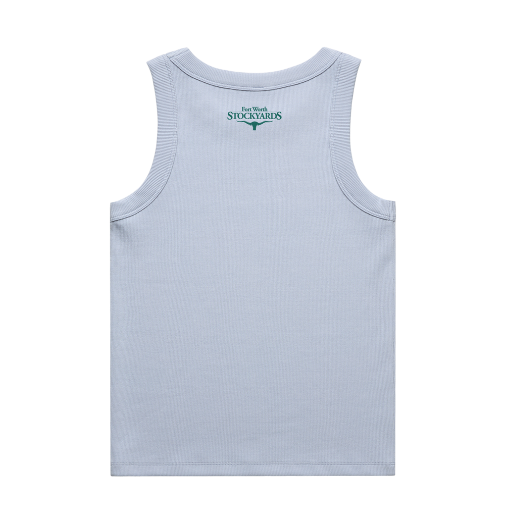 Howdy FW Stockyards Ribbed Crop Tank