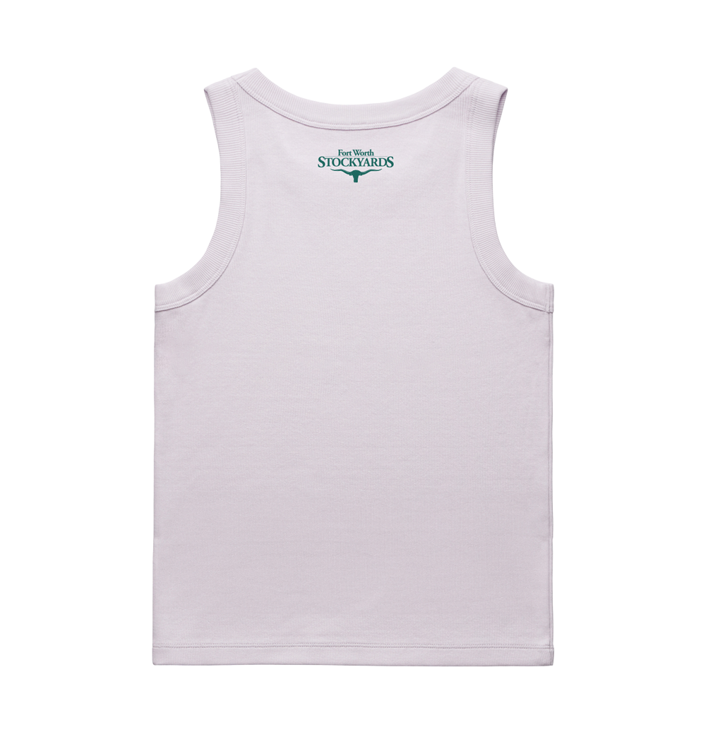 Howdy World Ribbed Crop Tank