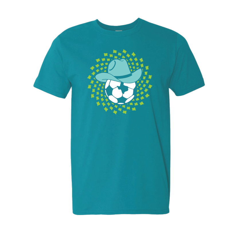 Howdy Spiral Soccer Ball Tee